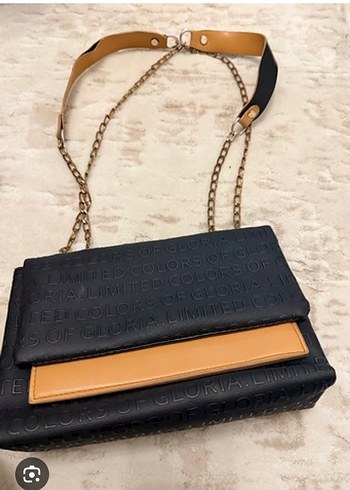 Zincir Detaylı Kahverengi Deri Kadın Çanta - Görsel 3