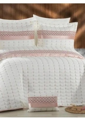 İşlemeli Beyaz Nevresim Takımı 3 kere tek kullandım - Görsel 3