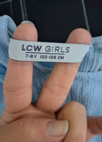 LC Waikiki Mavi Kısa Kollu Düğmeli Bluz