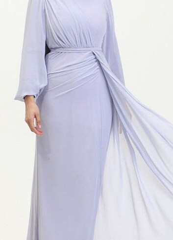 Tesettür uzun abiye  - Görsel 11