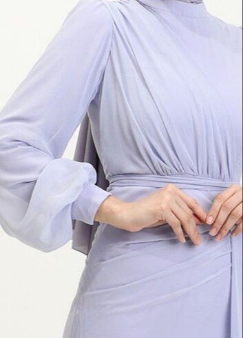 Tesettür uzun abiye  - Görsel 12