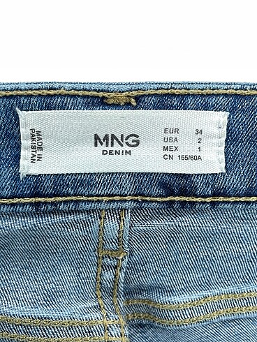 34 Beden mavi Renk Mango Jean / Kot %70 İndirimli.