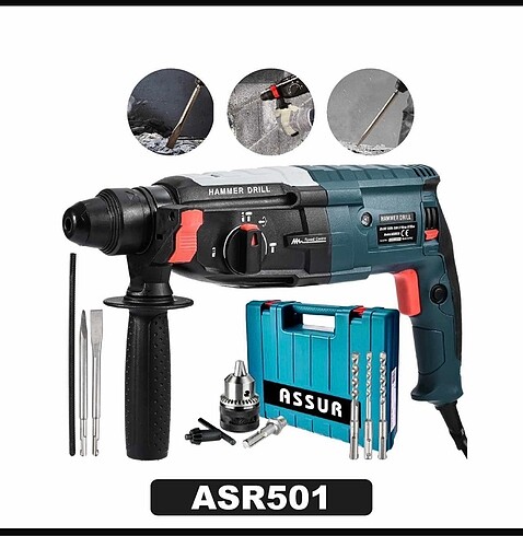 Assur hilti 3.5 kg kırıcı delici matkap