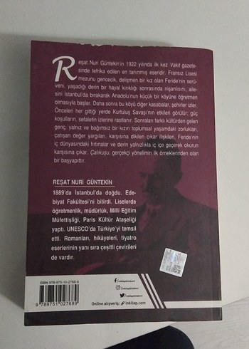 Çalıkuşu - Reşat Nuri Güntekin Bütün Romanları - Görsel 2