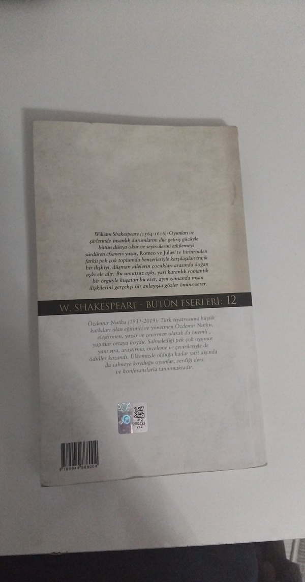 William Shakespeare - Romeo ve Juliet - Görsel 2
