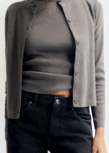 zara dügmeli Hırka - Görsel 3