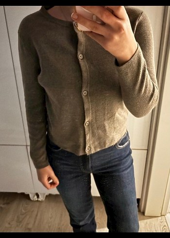 zara dügmeli Hırka - Görsel 4