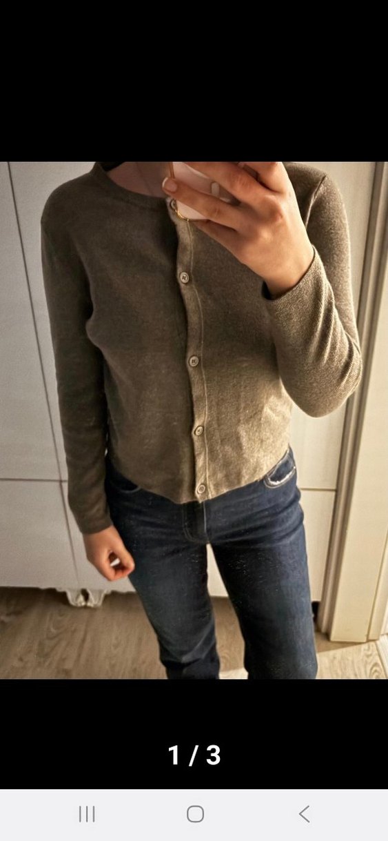 zara dügmeli Hırka - Görsel 4