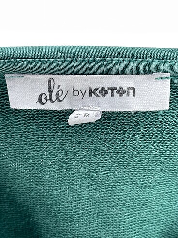 m Beden yeşil Renk Koton Sweatshirt %70 İndirimli.