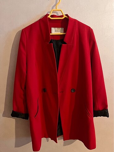 Stradivarius Stradivarius marka uzun blazer ceket