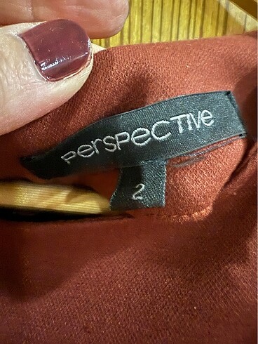 universal Beden kahverengi Renk PERSPECTIVE VINTAGE ELBİSE