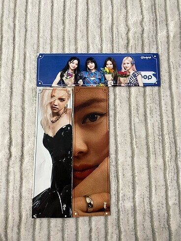  Blackpink & Rose & Jennie Arkalı Önlü Ayraç