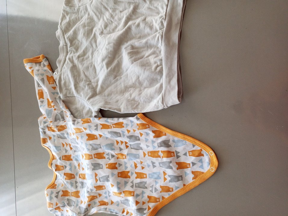 Renkli Baskılı Bebek bebek kıyafet 6 9Ay - Görsel 2