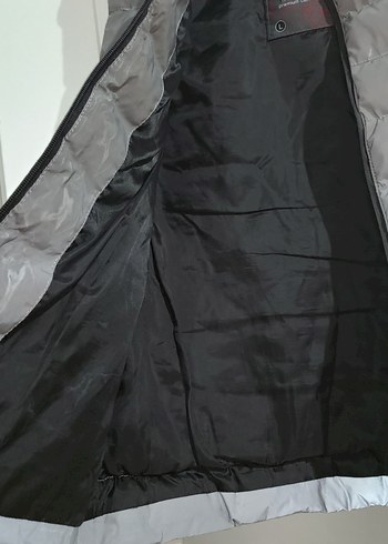 Gri Kapitone Erkek Yelek - Görsel 9