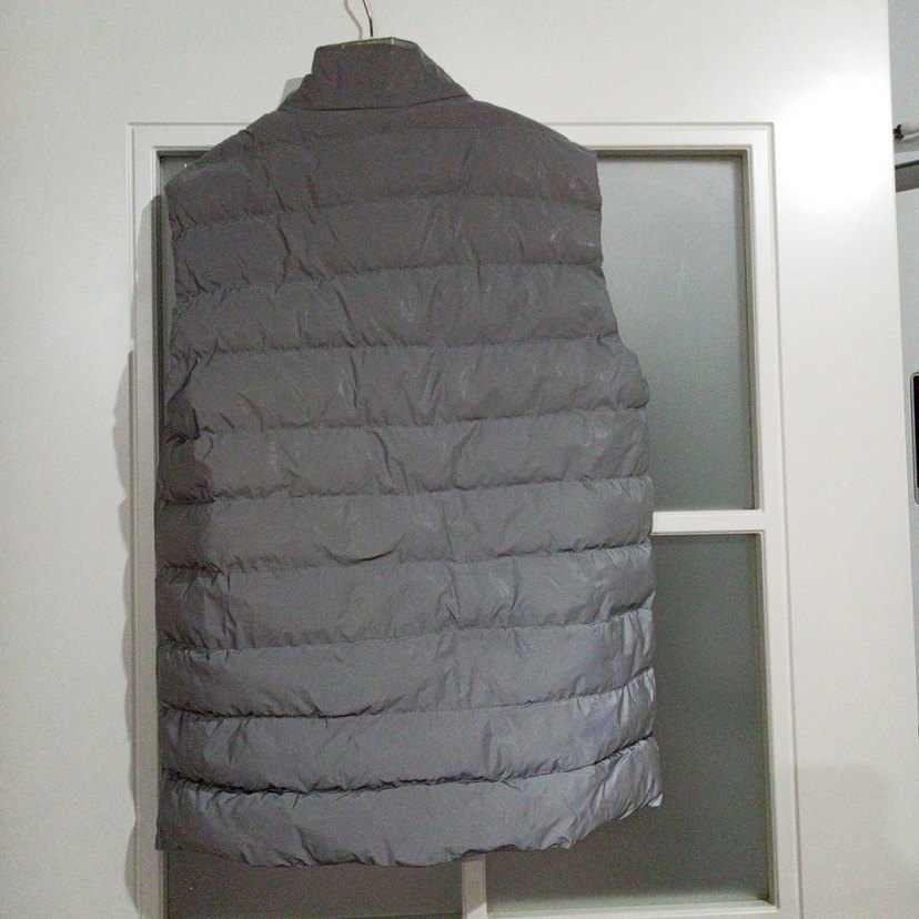 Gri Kapitone Erkek Yelek - Görsel 3