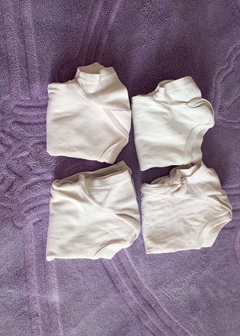 Bebek Beyaz Kolsuz Çıtçıtlı Body - Görsel 7