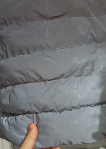 Gri Erkek Yelek Fermuarlı Yüksek Yaka - Görsel 6