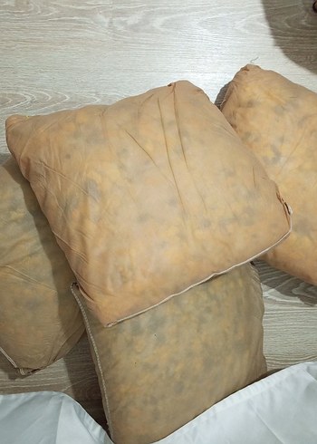 Bohem Tarzı Bej Gri Yastık kırlent - Görsel 2