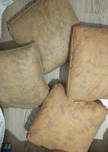 Bohem Tarzı Bej Gri Yastık kırlent - Görsel 5