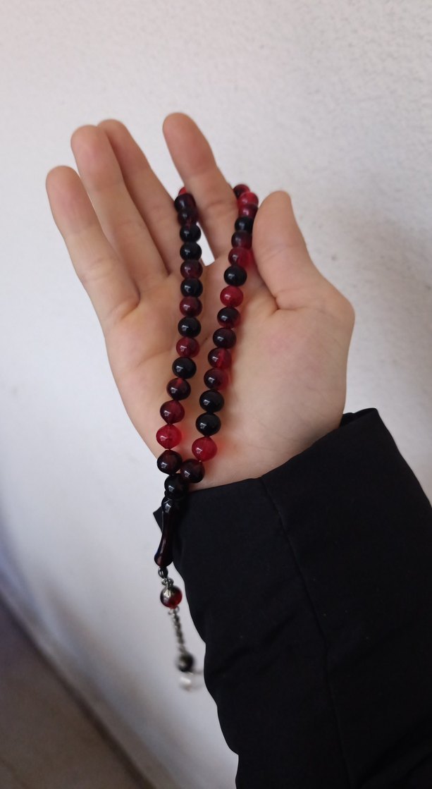 Bordo Erkek Tesbih - Görsel 2