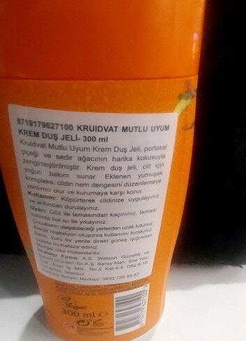 Beden Kruidwat Portakalli Dus Jeli