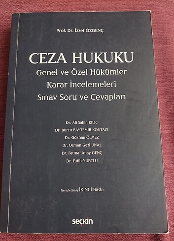 CEZA GENEL HÜKÜMLER PRATİK İZZET ÖZGENÇ