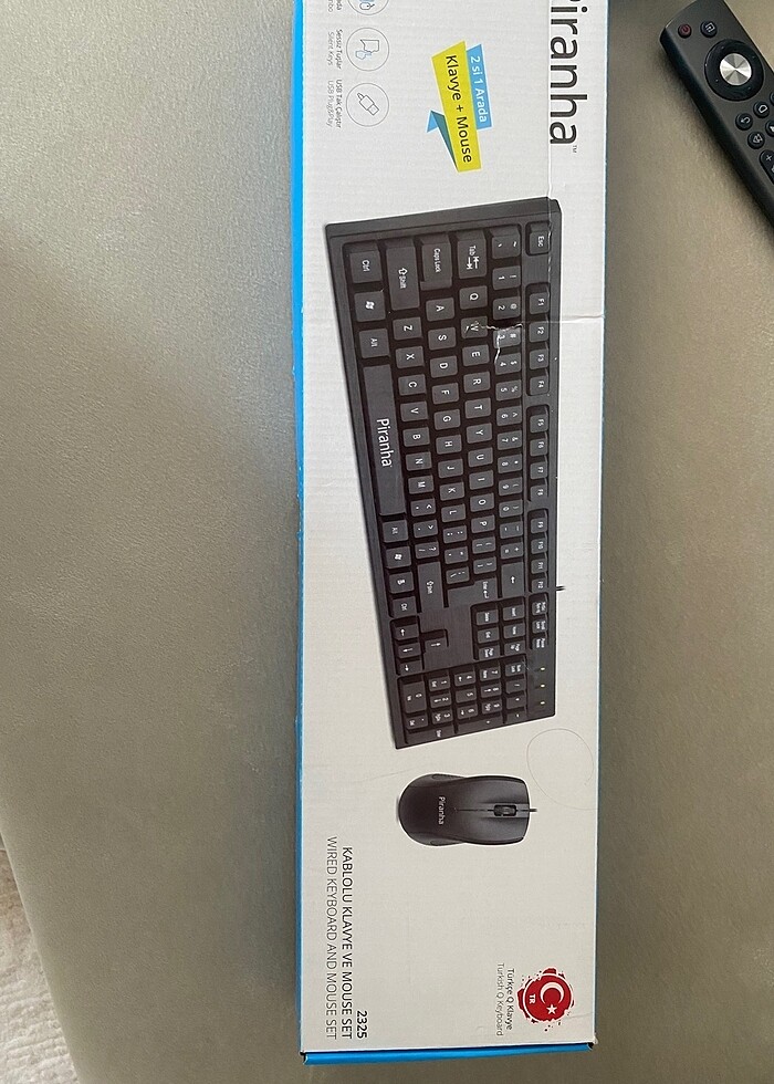 Kablolu klavye ve fare - Görsel 3