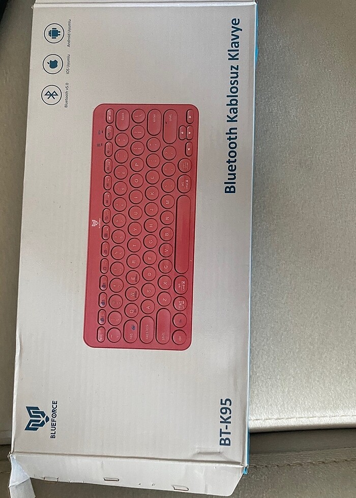 Bluetooth kablosuz klavye - Görsel 2