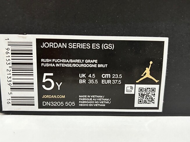 37,5 Beden mor Renk Jordan Series