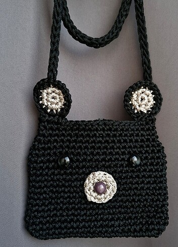 Makrome Çocuk Çanta - Görsel 3