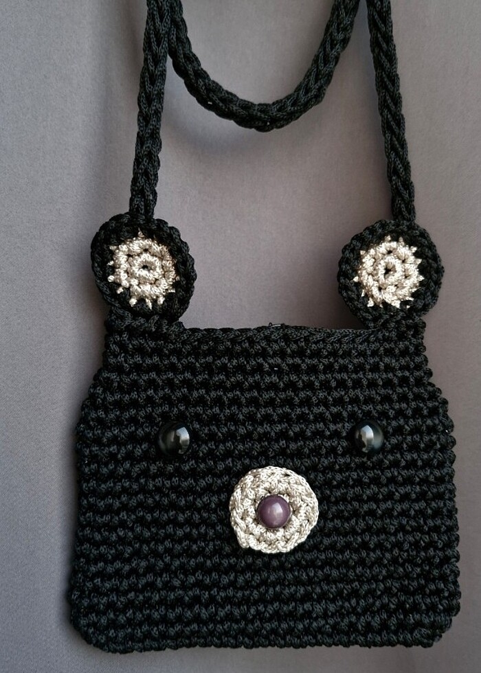 Makrome Çocuk Çanta - Görsel 3