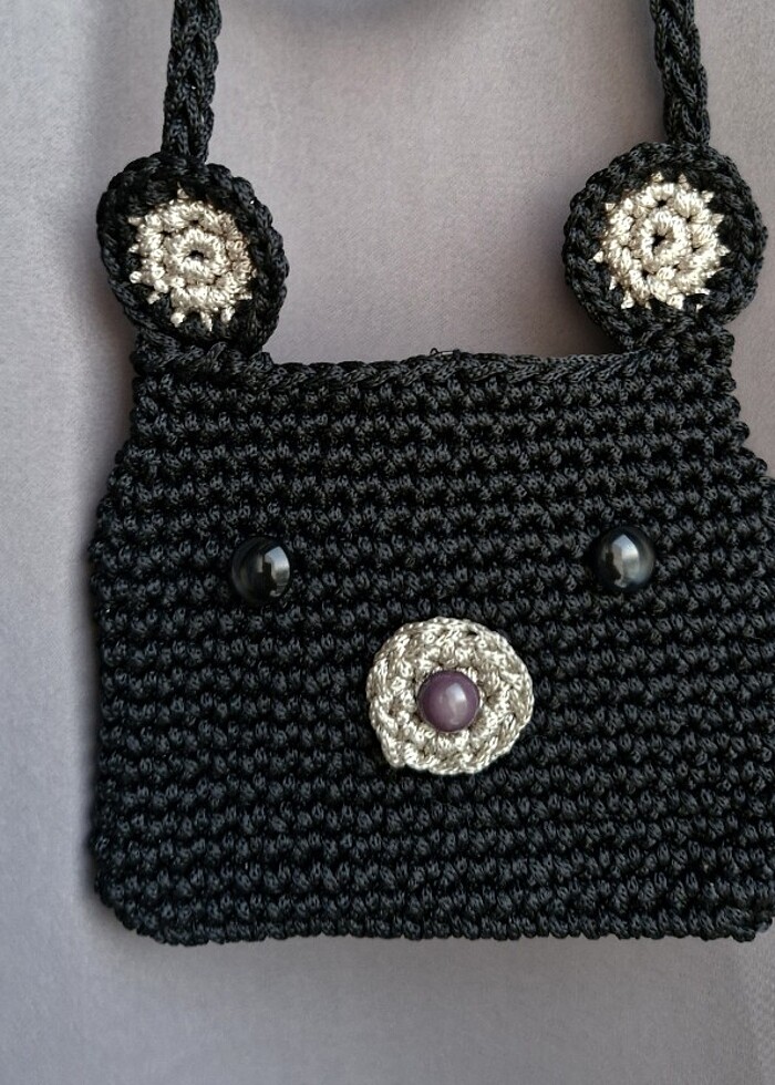 Makrome Çocuk Çanta - Görsel 4