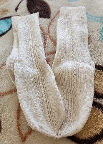 Bej Bohem Boğazlı cocuk Kazak - Görsel 3