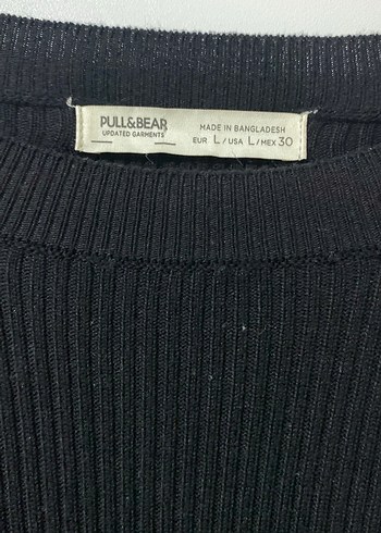 Siyah Kadın Triko Midi Elbise - Görsel 2