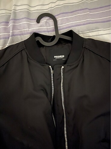 Pull and Bear pullandbear bomber siyah ceket