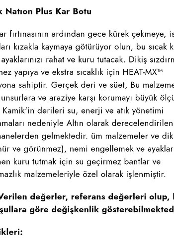 Kamik Natıon Plus Kar Botu
Garantisi mevcuttur - Görsel 6