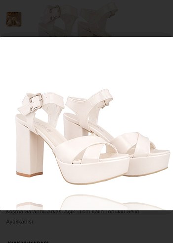 KOŞMA GARANTİLİ GELİNLİK AYAKKABICIM - Görsel 7