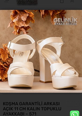KOŞMA GARANTİLİ GELİNLİK AYAKKABICIM - Görsel 8