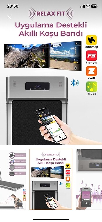 RELAX YÜRÜME VE KOŞU BANDI (!!!!SON FİYAT!!!!) - Görsel 3