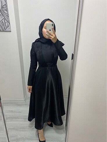 ŞIK SİYAH ABİYE - Görsel 4
