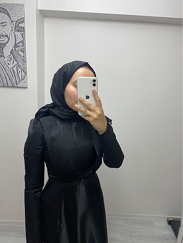 ŞIK SİYAH ABİYE - Görsel 5