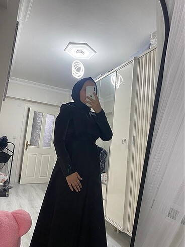 ŞIK SİYAH ABİYE - Görsel 9