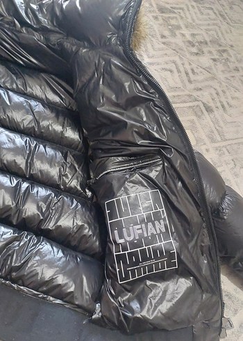48 Beden siyah Renk LUFİAN KAZ TÜYÜJEAM MONT
