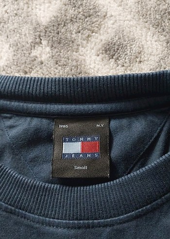 Tommy Hilfiger Tommy Jeans Erkek Lacivert Denim Tişört