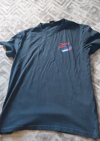 Tommy Jeans Erkek Lacivert Denim Tişört