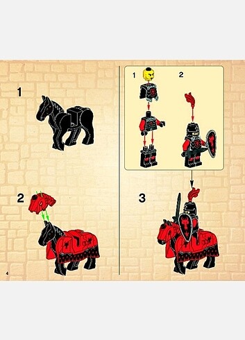 Beden Lego 70402 Kapı Kulesi Saldırısı, Castle