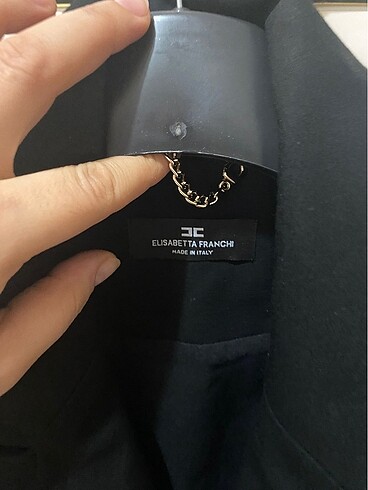38 Beden Elisabetta Franchi Siyah Blazer Ceket ? Orijinaldir, etiketi üze
