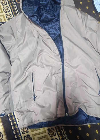 Gri Fermuarlı Erkek Mont - Görsel 2