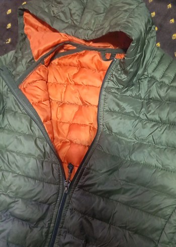 Erkek Haki Fermuarlı Mont - Görsel 2