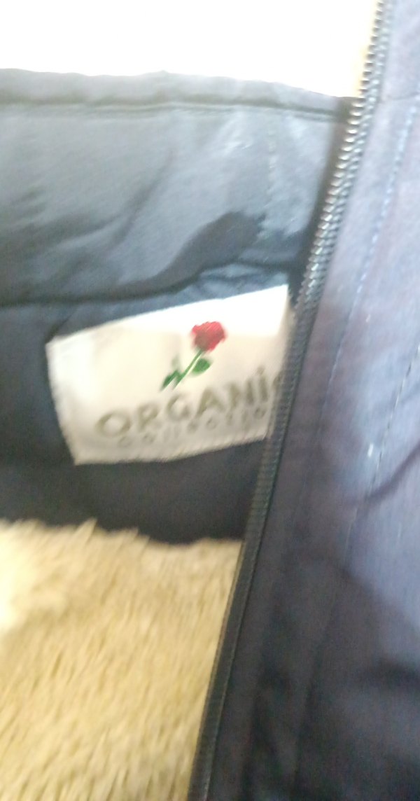 Düğmeli Uzun Mavi Kadın Kışlık Mont - Görsel 4